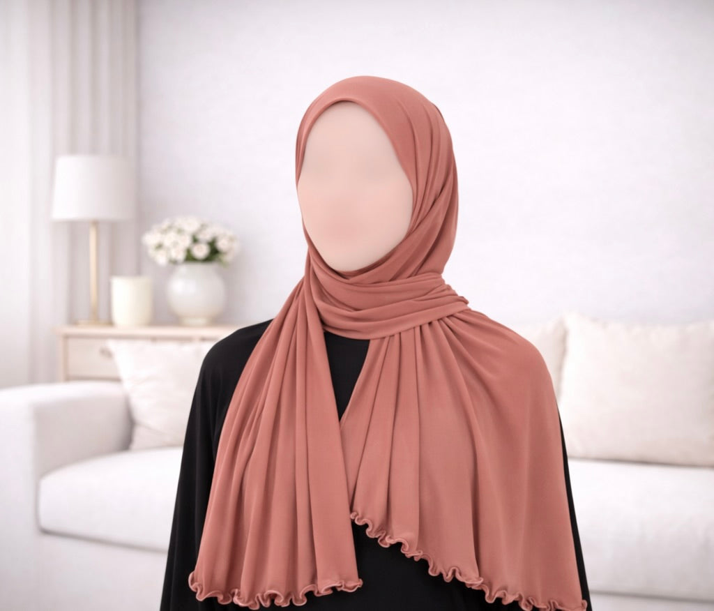 Hijab Jersey premium Frizz TERRACOTA