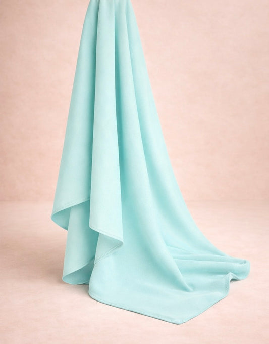 Hijab soie de Médine VERT D'EAU