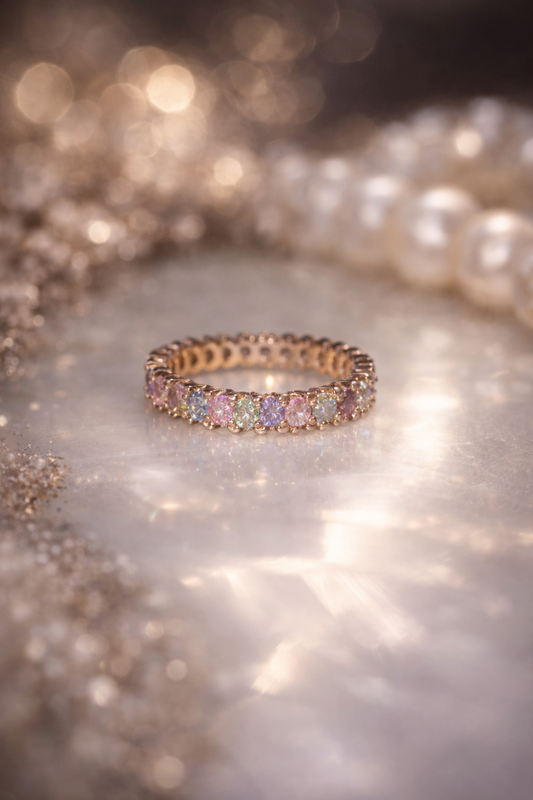 Bague Arc-en-Ciel – Or Jaune