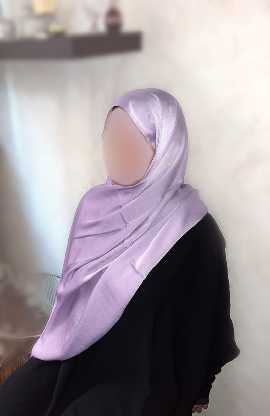 Hijab Satin Premium LILAS GLYCINE