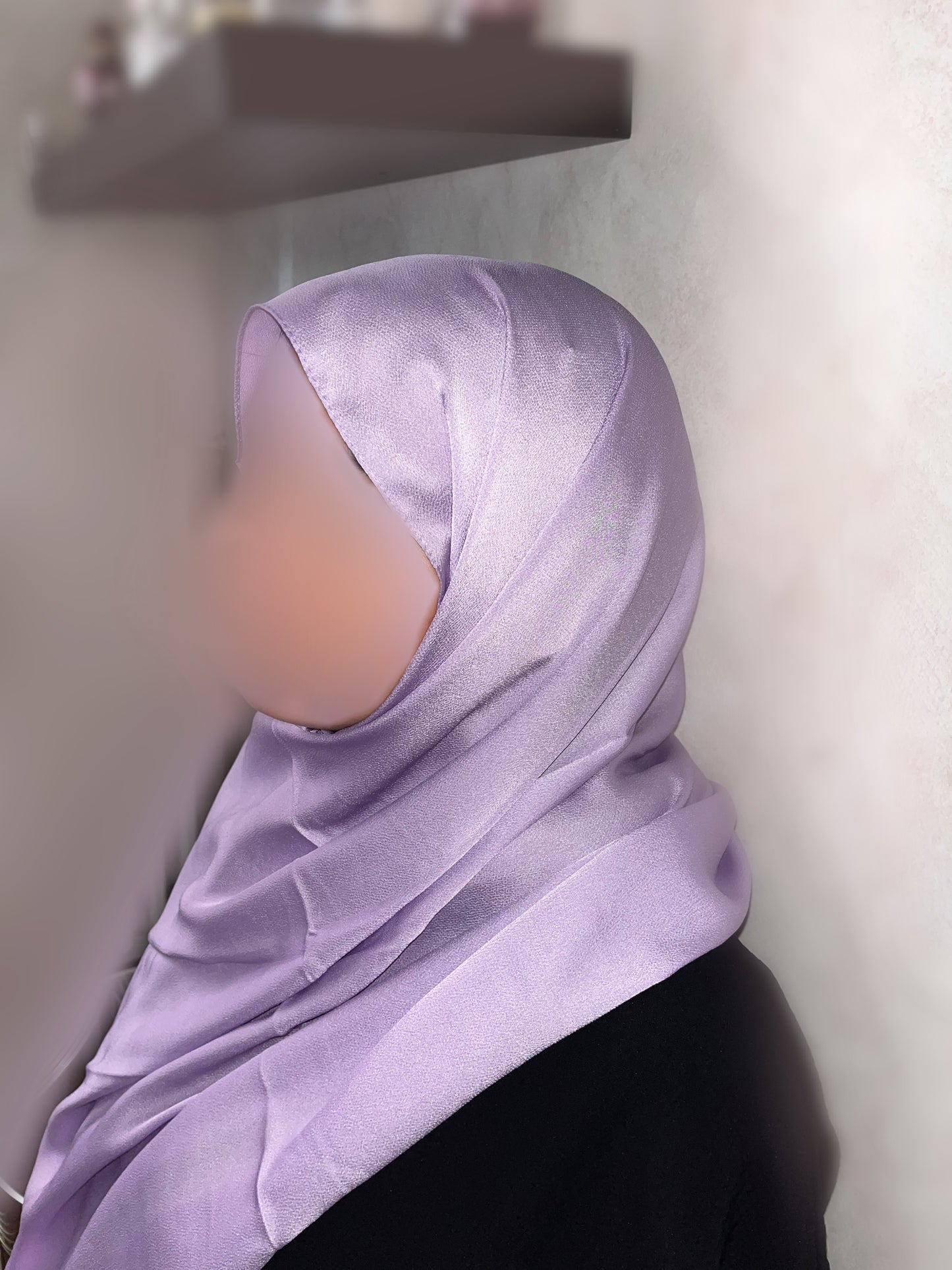 Hijab Satin Premium LILAS GLYCINE