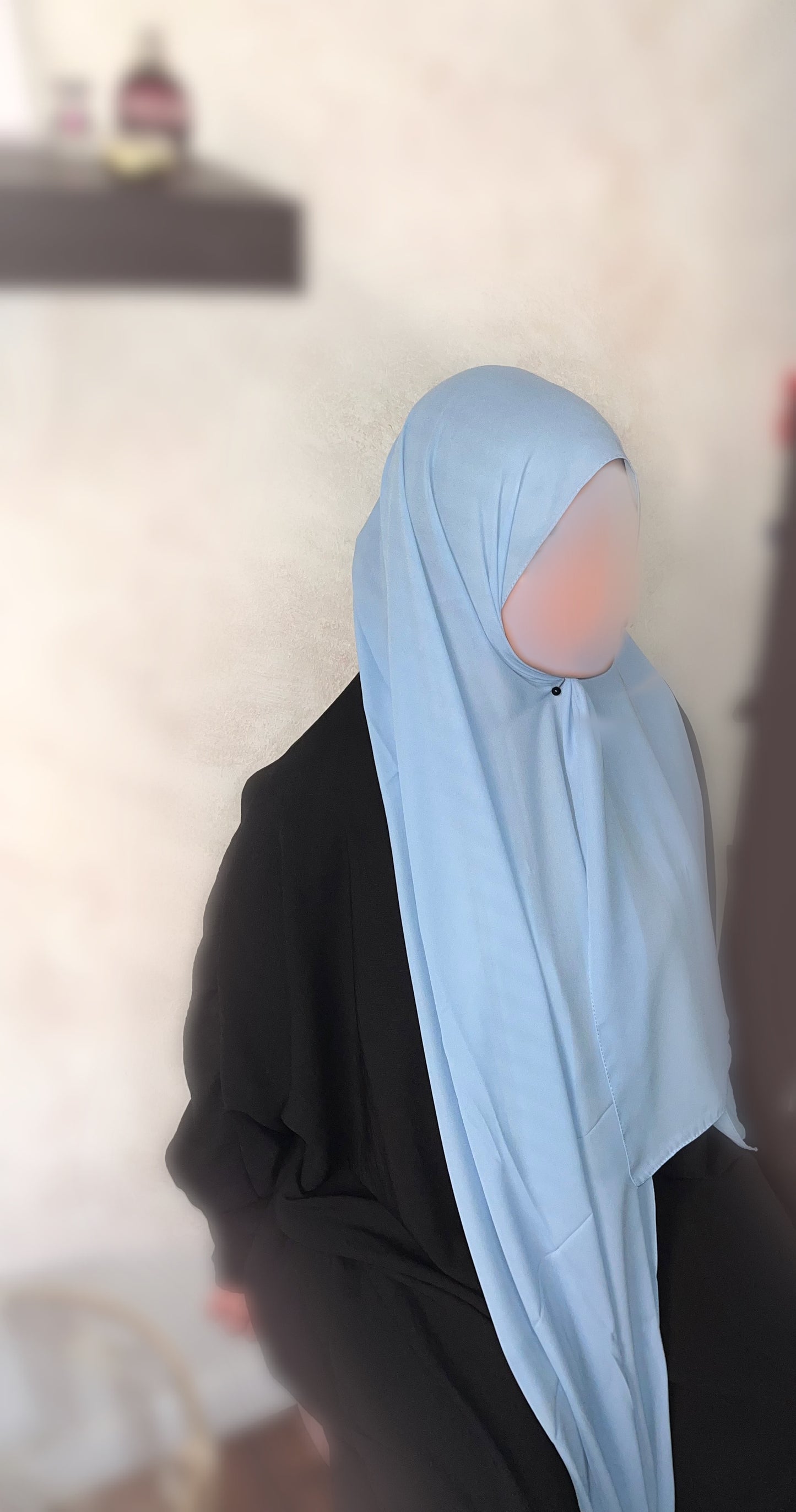 Hijab Crêpe Luxe BLEU SARCELLE