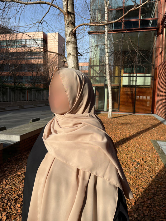 Hijab soie de Médine BEIGE